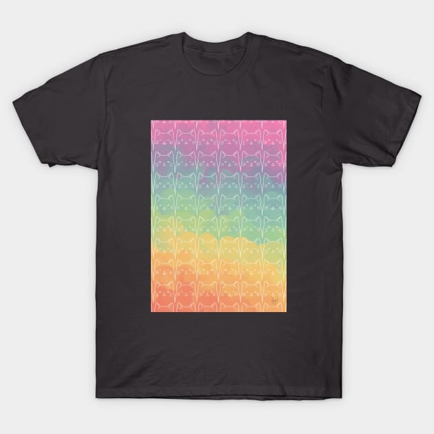 Trippy Cats T-Shirt by BastetLand